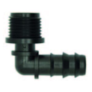 Conector Codo 90° manguera 16 mm x rosca