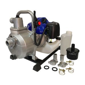 Motobomba 2.5 hp 2 tiempos autocebante 1 pulg HUNT521